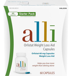 alli Orlistat 60 mg Capsules Weight Loss Aid Starter Pack - 60 Capsules