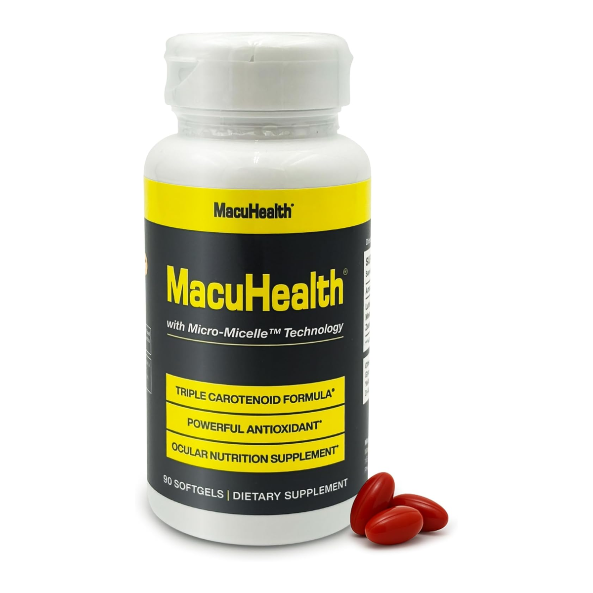 MacuHealth Triple Carotenoid Formula with Micro-Micelle Technology