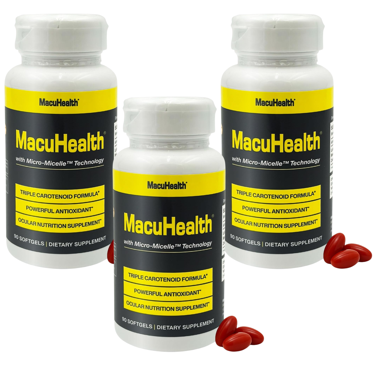 MacuHealth Triple Carotenoid Formula with Micro-Micelle Technology