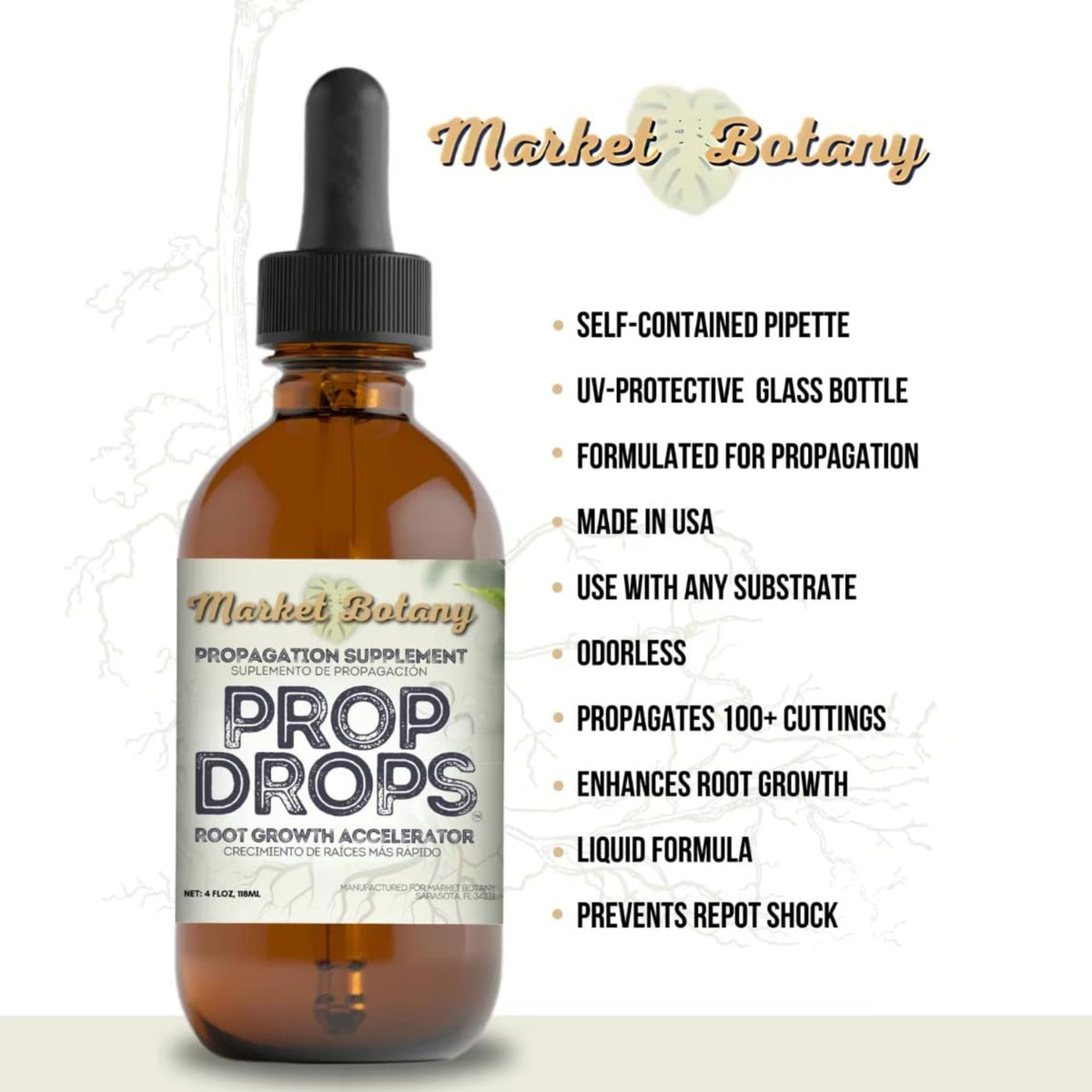 Market Botany Prop Drops Root Growth Accelerator - Propagation Supplement