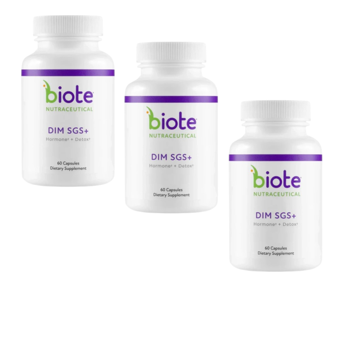 Biote Nutraceuticals DIM SGS+ Hormone + Detox - 60 Capsules
