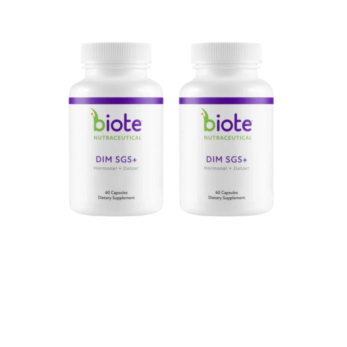 Biote Nutraceuticals DIM SGS+ Hormone + Detox - 60 Capsules