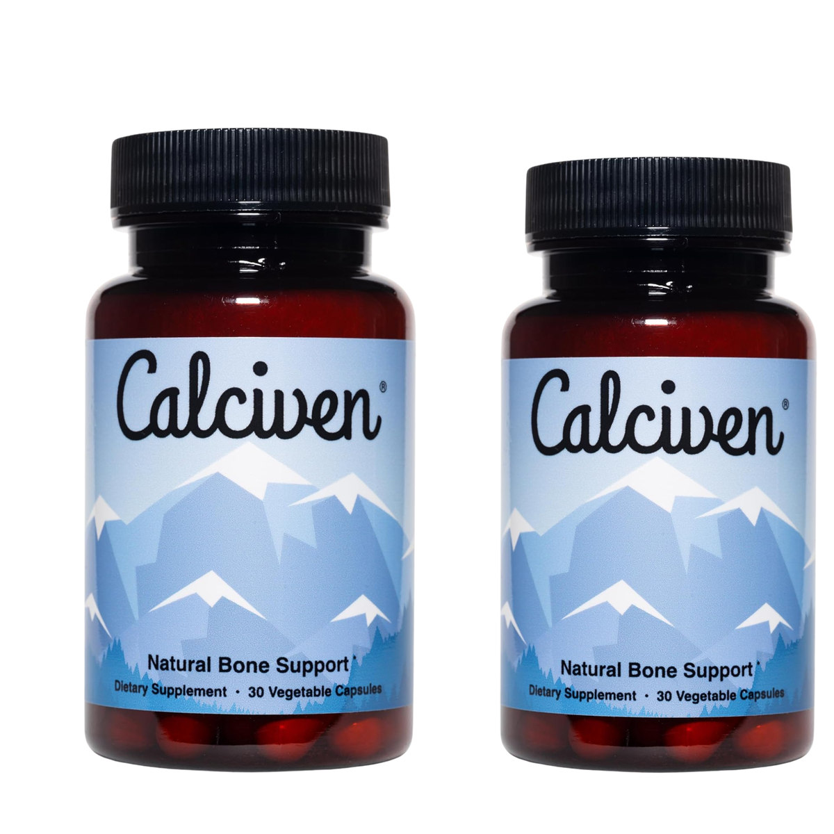 Calciven Natural Bone Support Dietary Supplement, 30 Vegetable Capsules