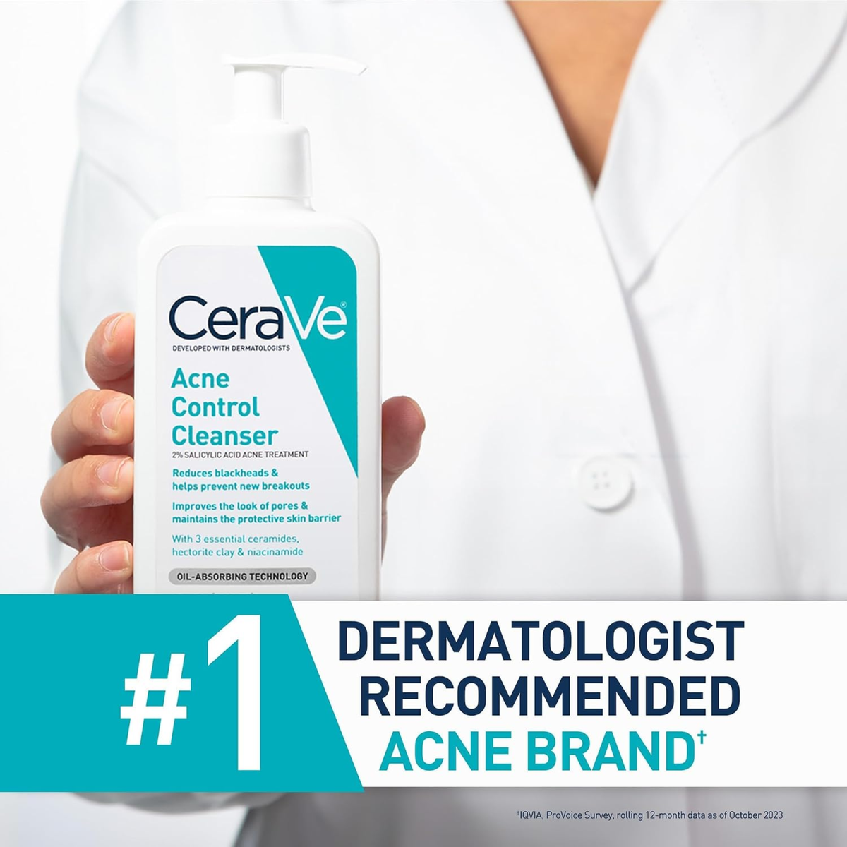 CeraVe Acne Control Cleanser with 2% Salicylic Acid