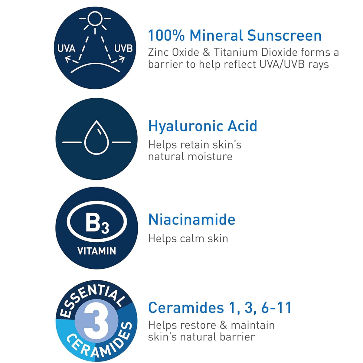 CeraVe Hydrating Mineral Sunscreen Face Lotion SPF 50