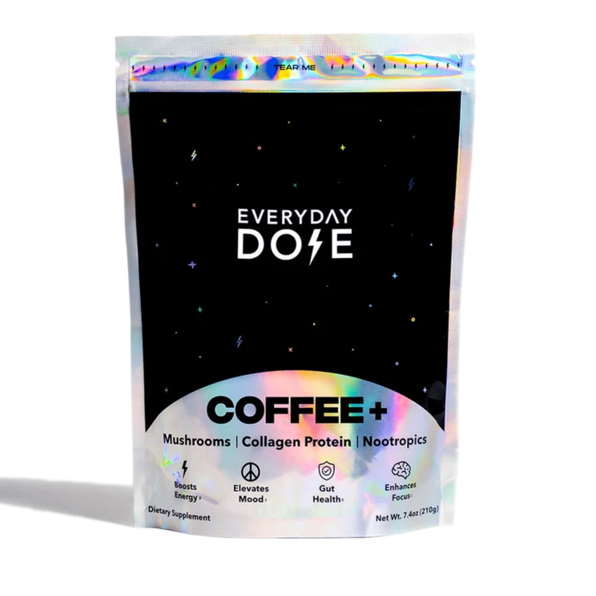 Everyday Dose Coffee+ Mushroom Coffee with Mushrooms, Collagen Protein and Nootropics