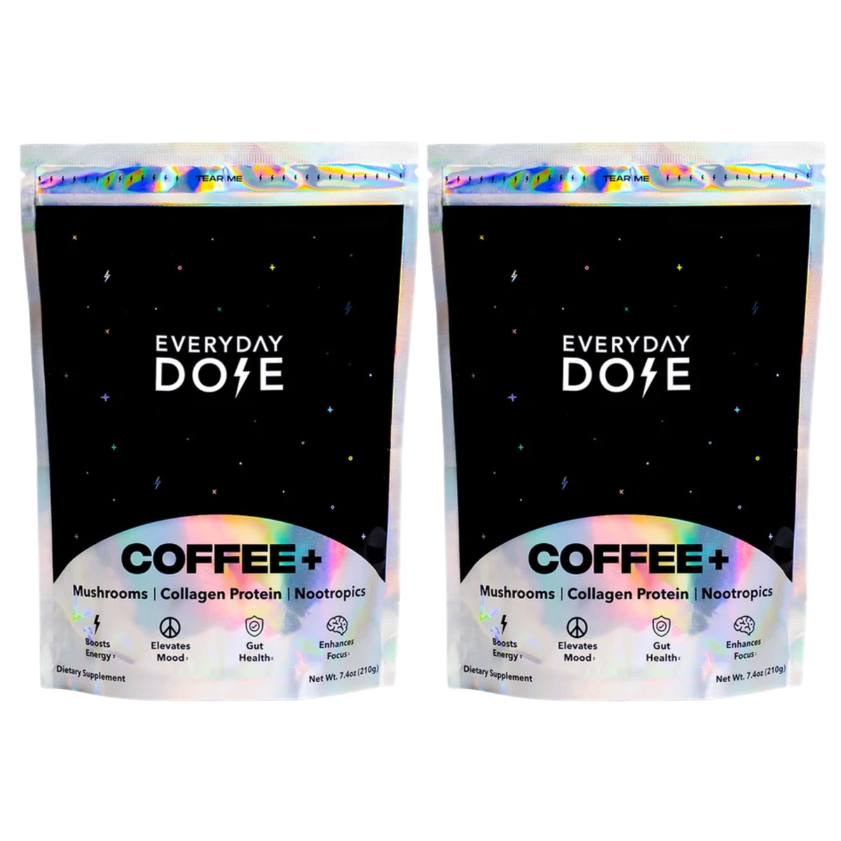 Everyday Dose Coffee+ Mushroom Coffee with Mushrooms, Collagen Protein and Nootropics