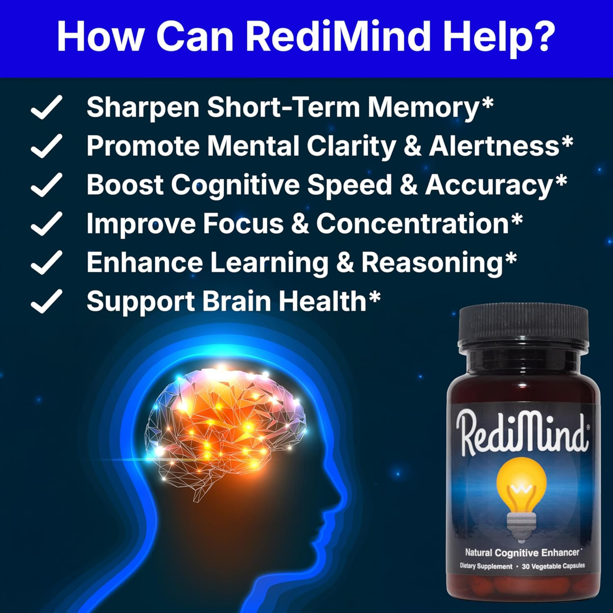 RediMind Natural Cognitive Enhancer